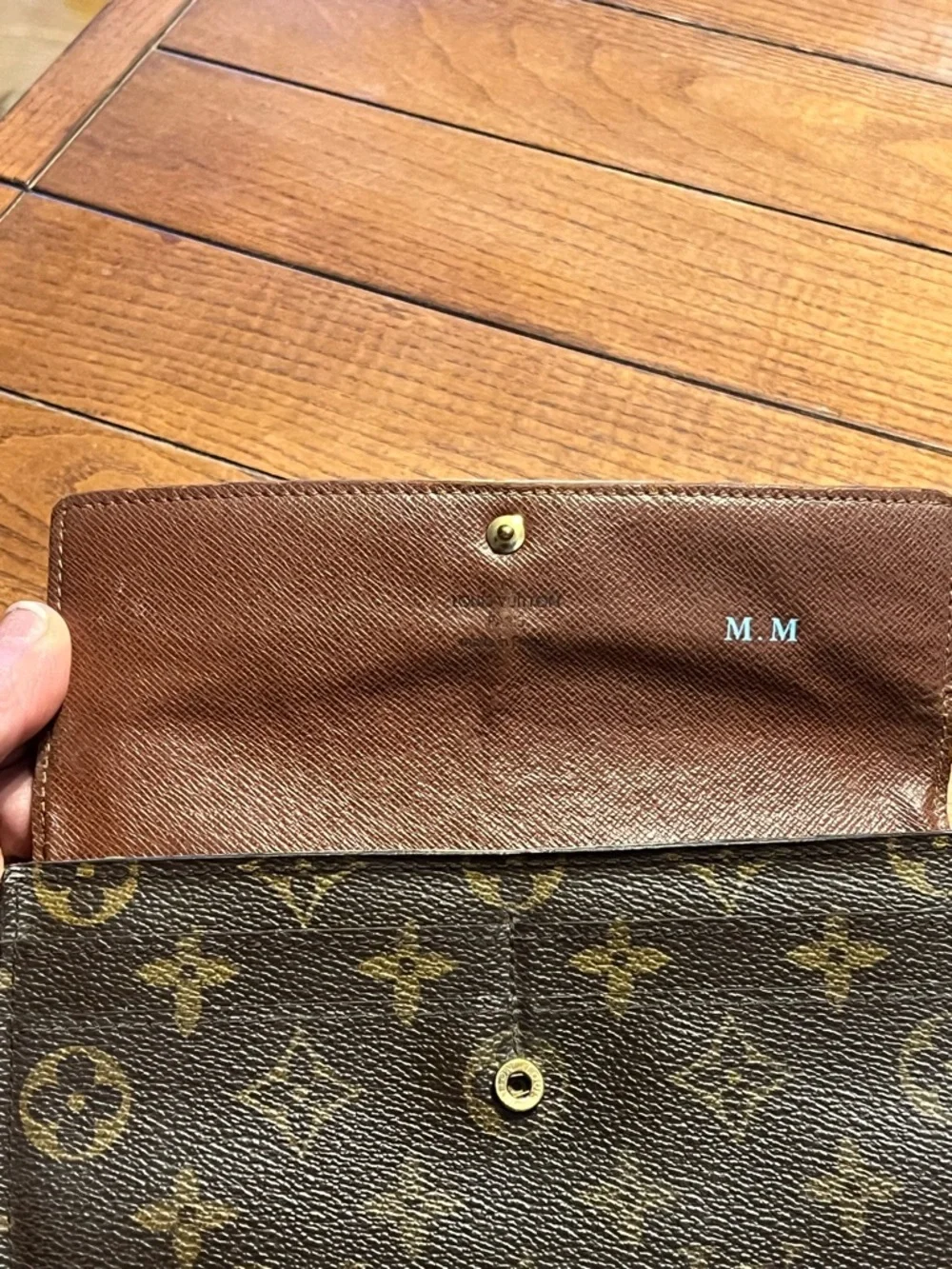 Louis Vuitton Monogram Canvas Long Wallet - Dark Brown Monogram